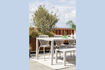 Miniaturansicht Gartenbank 175 cm aus weißem Aluminium Vondel 4
