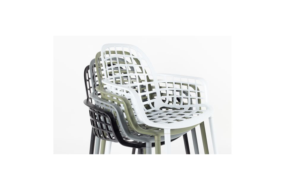 Gartensessel aus grünem Aluminium Albert Kuip Garden - 10