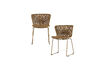 Miniaturansicht Gartenstuhl (2er-Set) Wicker honiggelb Wings 1