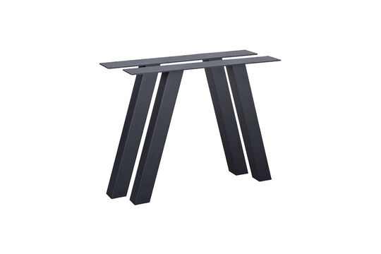 Gartentischbeine A-Form schwarzes Metall Tablo ohne jede Grenze