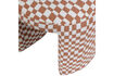 Miniaturansicht Gepolsterter Hocker Karomuster orange Charlie 6