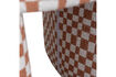 Miniaturansicht Gepolsterter Hocker Karomuster orange Charlie 7