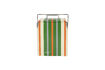 Miniatuur Gestreepte groene kunststof koelbox Be Wine Stripes 1