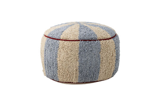 Zie de productbeschrijving getufte poef Ø44 cm van meerkleurig katoen Charoline Getufte poef Ø44 cm van meerkleurig katoen Charoline