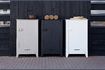 Miniature Gijs black wooden wardrobe 3