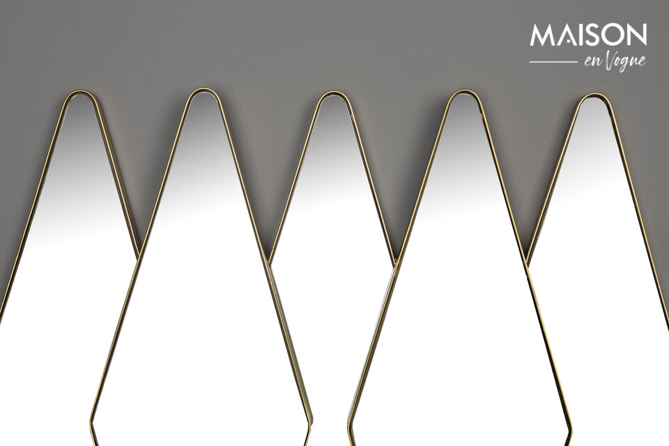 This unique mirror will instantly add more character to the space