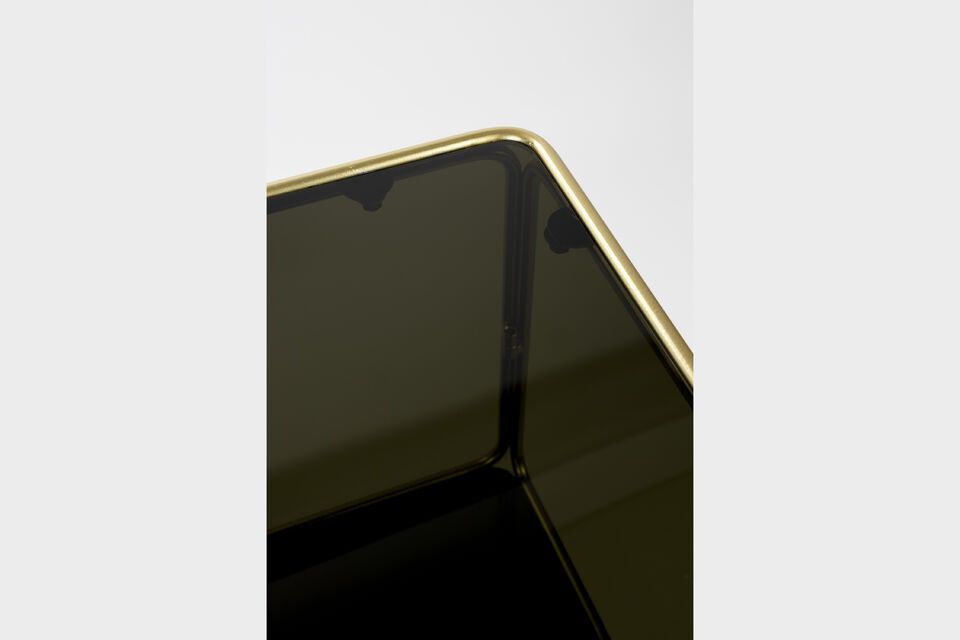 Gilded iron shelf Lian - 3