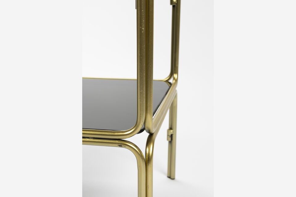 Gilded iron shelf Lian - 4