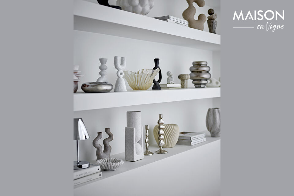 The Imri Bowl by Bloomingville is a beautiful and eye-catching bowl made from striped