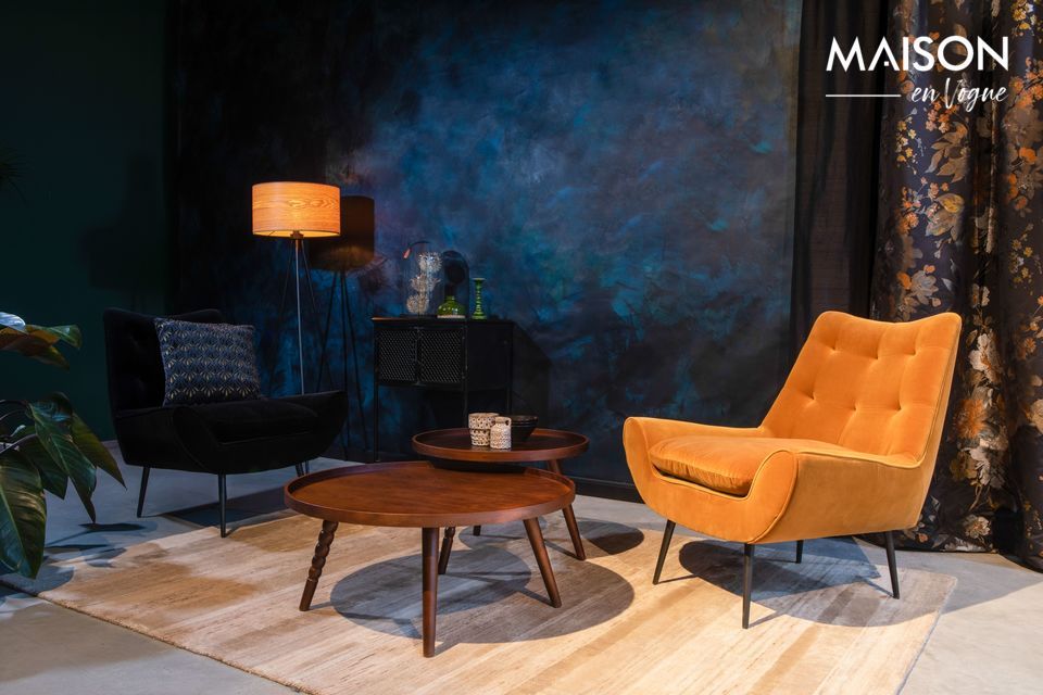 Glodis Lounge armchair whisky DutchBone