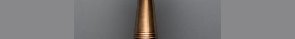 Material Details Gold metal table lamp Champignon-Z