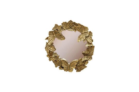 Gold resin mirror Gold Clipped