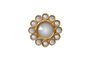 Miniature Gold resin wall mirror Mirrors Clipped