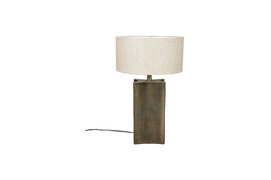 Golden aluminium rectangular lamp Rico