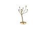 Miniature Golden brass candle holder Twiggy Clipped