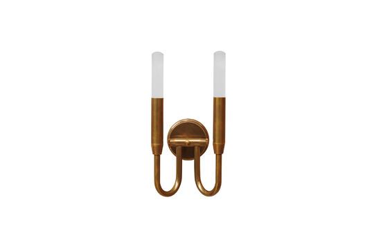 Gouden messing dubbele wandlamp