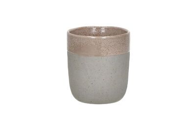Gran vaso de gres rosa Spiro