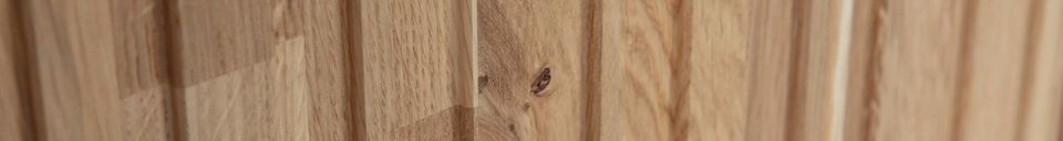 Mise en avant matière Grand meuble tv en bois de chêne beige New