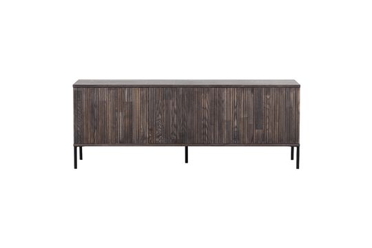 Grand meuble tv en bois de chêne marron New