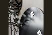 Miniature Grand miroir en verre gris Walls 3