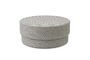 Miniature Grand pouf en tissu gris Silo Détouré