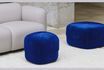 Miniature Grand pouf en velours bleu Circus 2