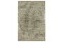 Miniature Grand tapis en jute beige-vert Kathu Détouré
