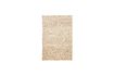 Miniature Grand tapis en tissu beige Mara 1