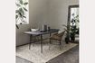 Miniature Grand tapis en tissu beige Mara 4