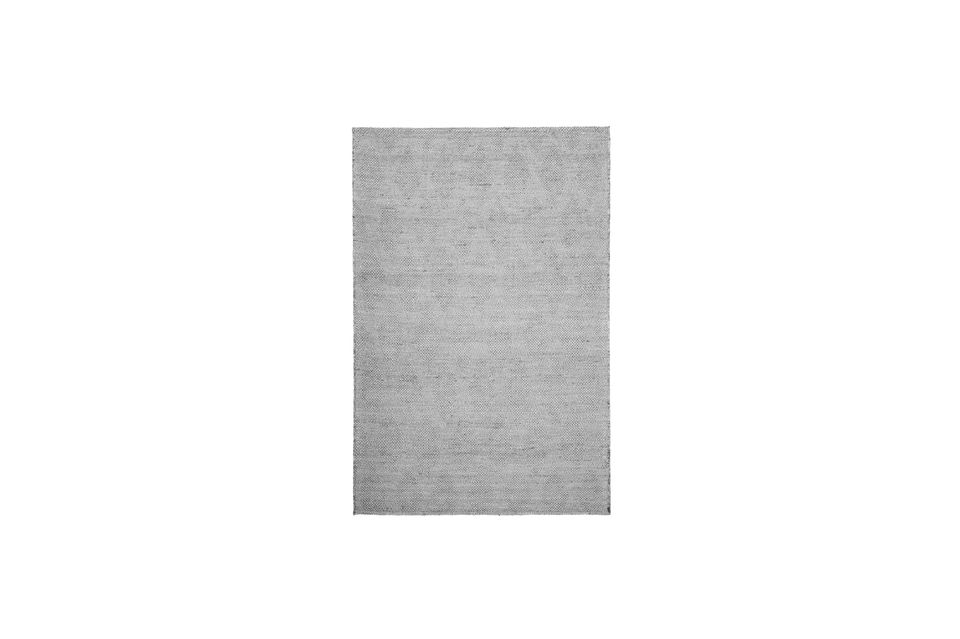 Grand tapis en tissu gris Mara House Doctor