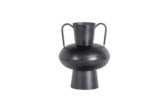 Grand vase en métal noir Vere Détouré