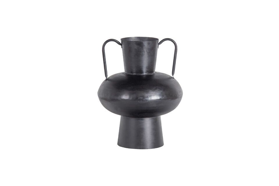 Grand vase en métal noir Vere Woood