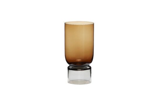 Grand vase en verre ambre Stand Détouré