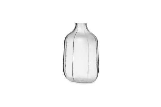 Grand vase en verre clair Step