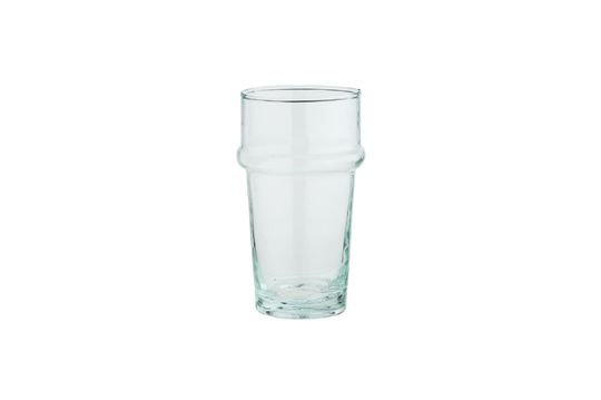 Grand verre à eau en verre transparent Beldi