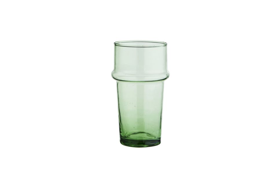 Grand verre à eau en verre vert Beldi Madam Stoltz