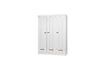 Miniature Grande armoire en bois blanc Connect 5