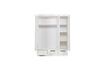 Miniature Grande armoire en bois blanc Connect 6