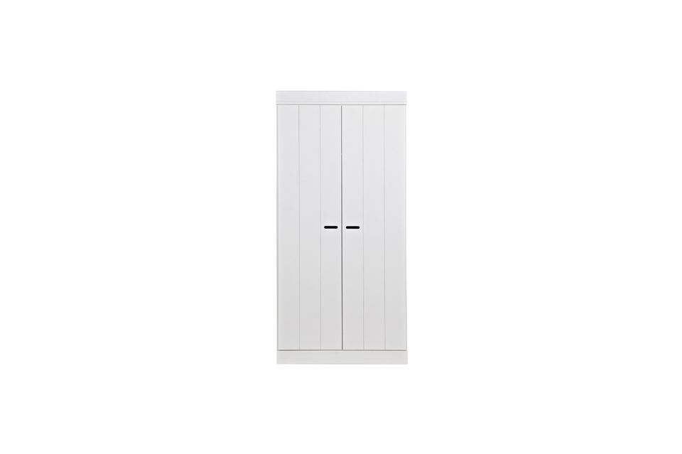 Grande armoire en bois blanc Connect Woood