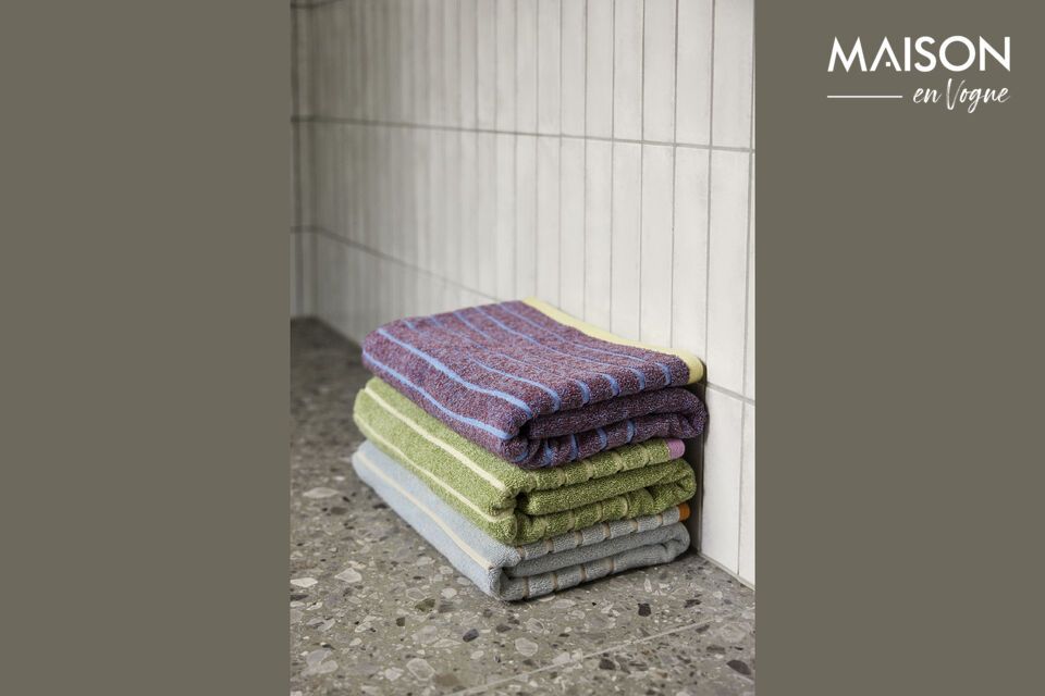 Grande serviette en coton multicolore Promenade - 8