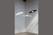 Miniature Grande suspension en fer beige Belle Pendant 1