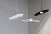 Miniature Grande suspension en fer beige Belle Pendant 3