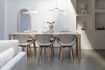 Miniature Grande suspension en fer beige Belle Pendant 4