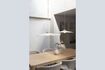 Miniature Grande suspension en fer beige Belle Pendant 5