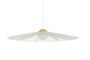 Miniature Grande suspension en fer beige Belle Pendant Détouré