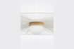 Miniature Grande suspension en fer beige Belle Pendant 9