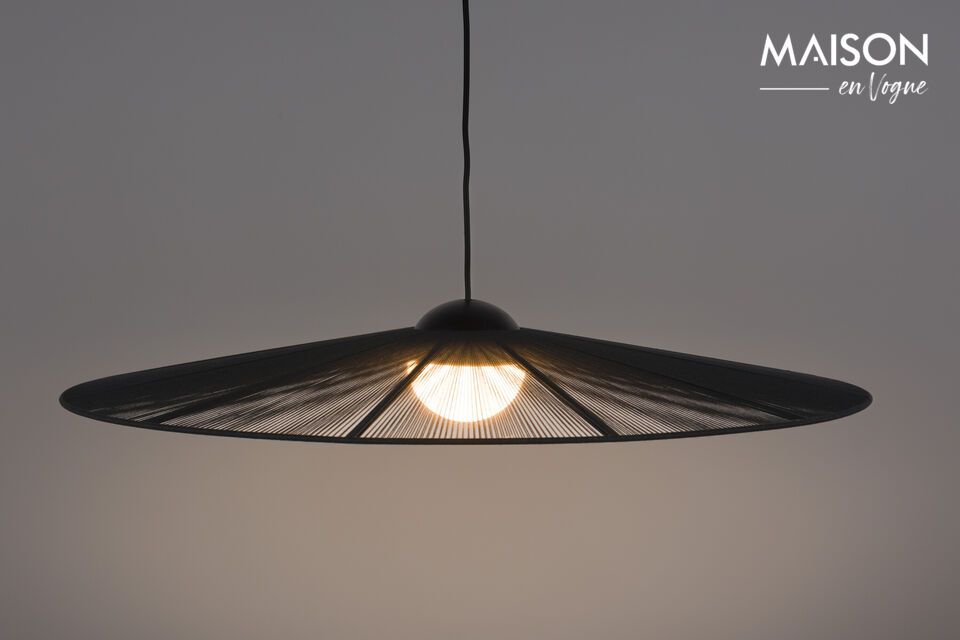 Grande suspension en fer noir Belle Pendant Zuiver