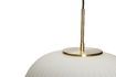 Miniature Grande suspension en verre blanc Serene 2