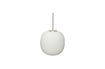 Miniature Grande suspension en verre blanc Serene 1