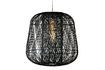 Miniature Grande suspension lampe en bambou noir Moza 2